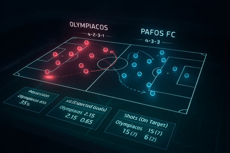 Ολυμπιακός - Πάφος FC: Ανάλυση και τα "κλειδιά" της ιστορικής πρεμιέρας στο Champions League