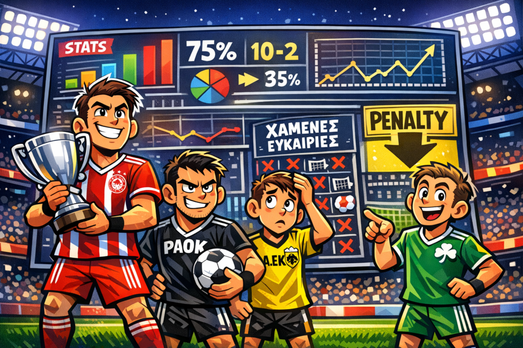 Playoffs Super League 2026: Τα νούμερα μιλούν - Ποιος έχει το πλεονέκτημα;