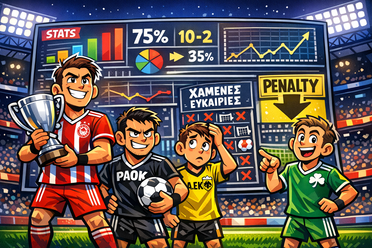 Playoffs Super League 2026: Τα νούμερα μιλούν - Ποιος έχει το πλεονέκτημα; 1 Playoffs Super League 2026: Τα νούμερα μιλούν - Ποιος έχει το πλεονέκτημα;