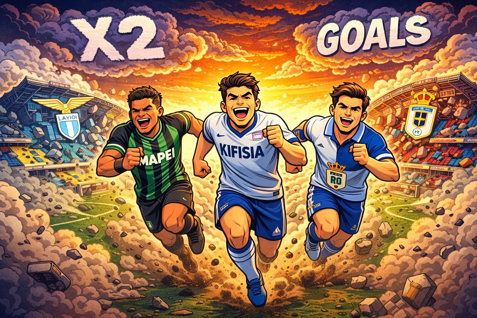 Προγνωστικά με Βάση τη Φόρμα: Γιατί το «X2 & Over 1.5» Κυριαρχεί στις Επιλογές της Αγωνιστικής