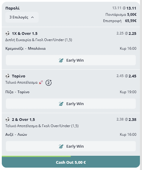 Τρία παιχνίδια, μία λογική: Το paroli της ημέρας με Serie A και Ligue 1