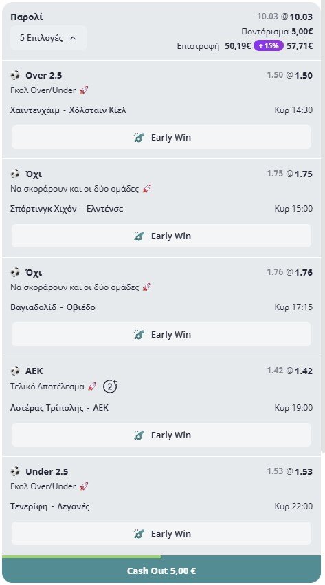 xTips της Ημέρας — 13/09/2026 9 xTips της Ημέρας — 13/09/2026