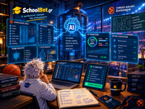 xTips | EuroLeague: Η Τεχνητή Νοημοσύνη του SchoolBet μπαίνει και στο Μπάσκετ!