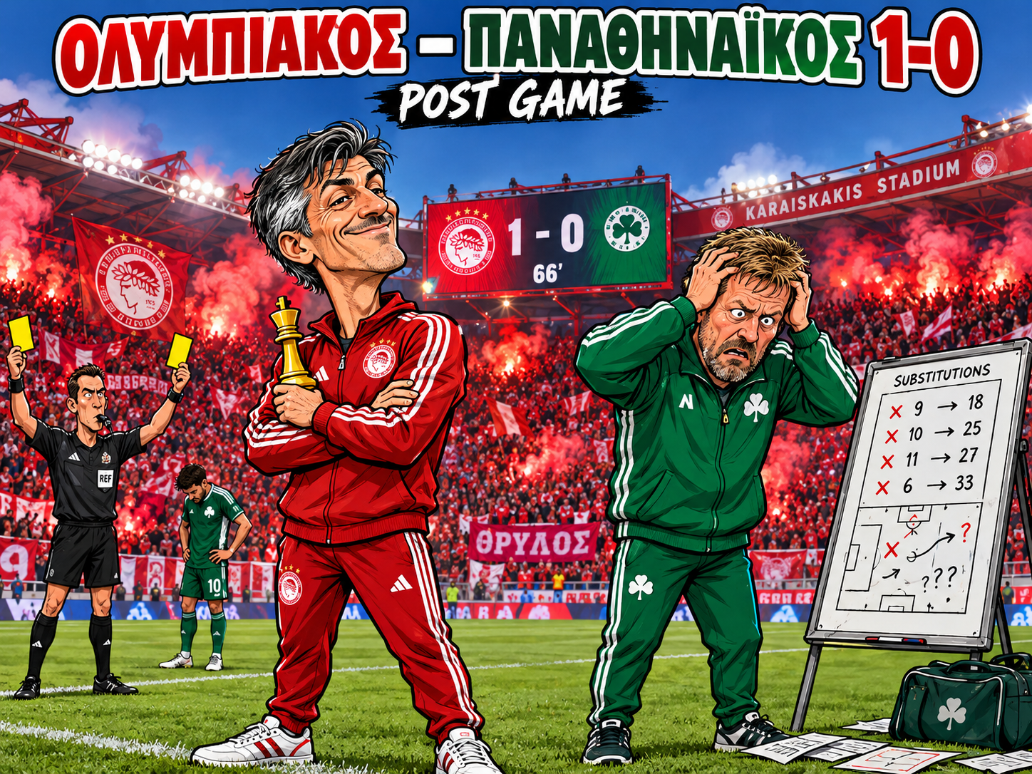 Post Game | Ολυμπιακός-Παναθηναϊκός 1-0